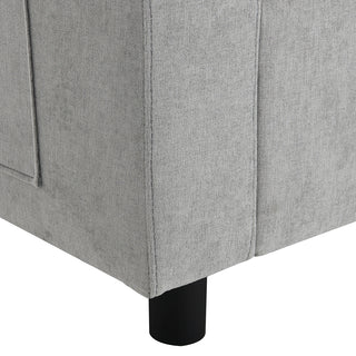 86.5'' U-Shaped Sofa with Storage Pockets Dweva
