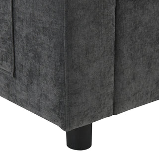 86.5'' U-Shaped Sofa with Storage Pockets Dweva