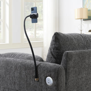 96.5'' L-Shaped Sectional Sofa with Storage Ottoman Dweva