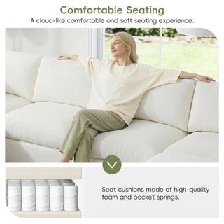 129" Modular Sectional Sofa Dweva