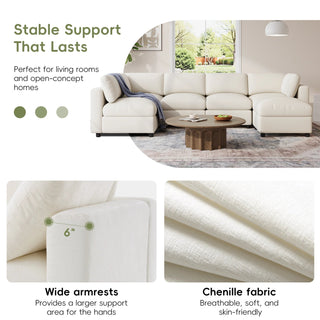 129" Modular Sectional Sofa Dweva