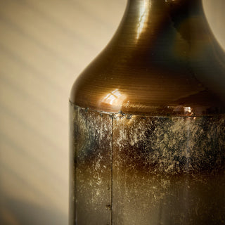 Floor metal vase modern style decoration home droplet shaped white metal vase 3-piece set gorgeous home decoration large glazed metal vase Dweva