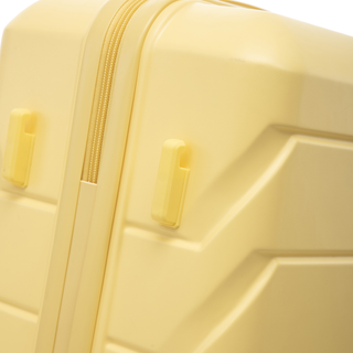 20"/24"/28" 3 pcs/set in ABS Spinner Wheel Luggage, Matching Color , With Combination Lock (Yellow) Dweva