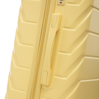 20"/24"/28" 3 pcs/set in ABS Spinner Wheel Luggage, Matching Color , With Combination Lock (Yellow) Dweva