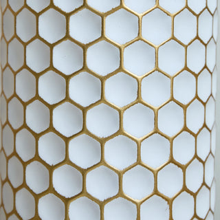 Floor metal vase modern style decoration home droplet shaped white metal vase 3-piece set gorgeous home decoration large glazed metal vase Dweva