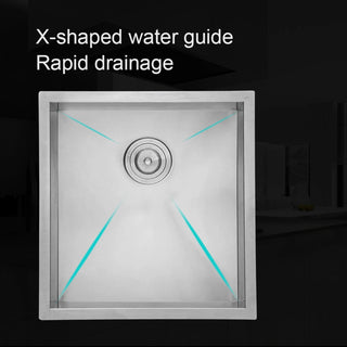 19 Inch Undermount Sink - 19" x 20" x 9" Undermount Stainless Steel Kitchen Sink 16 Gauge 9 Inch Deep Single Bowl Kitchen Sink Basin Dweva