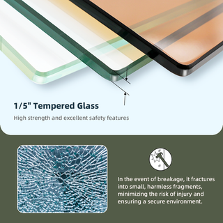 60.in W x 72.in H Single Sliding Shower Door, 1/5 inch Thick Clear Tempered Glass Shower Door with Stainless Steel Handle, Black Dweva