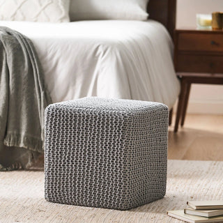 KNITTED FOOT STOOL Dweva