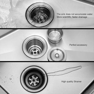15 Inch Undermount Sink - 15" x 17" x 9" Undermount Stainless Steel Kitchen Sink 16 Gauge 9 Inch Deep Single Bowl Kitchen Sink Basin, Includes Drain Assembly (No Additional Accessories) Dweva