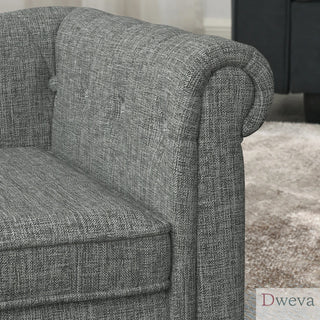 Elegant rectangular pet bed for small and medium-sized dogs, durable elevated dog sofa bed, comfortable dog sofa, modern and fashionable linen fabric dog sofa-Light grey Dweva
