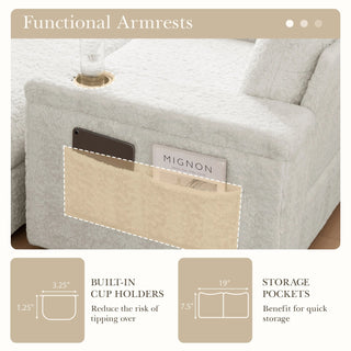 42" Oversized Single Sofa Dweva