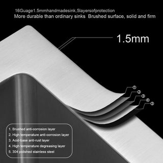 19 Inch Undermount Sink - 19" x 20" x 9" Undermount Stainless Steel Kitchen Sink 16 Gauge 9 Inch Deep Single Bowl Kitchen Sink Basin Dweva