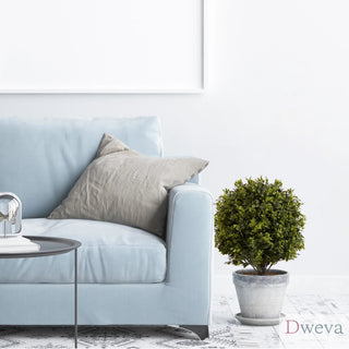 UV protection Ball Topiary Tree for indoor outdoor Hot sales Artificial plants Greenery decoration in pot 22in 2pcs/set Dweva