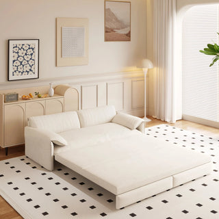 66" Queen Pull Out Sofa Bed, 3-in-1 Convertible Sleeper Sofa with Side Storage,Multi-Functional Velvet Loveseat Bed for Living Room,Bedroom,Apartment,Office.(Old Sku:W1885P214783,New sku:W1885S00113) Dweva