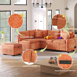82.67"Convertible Sofa Bed Dweva