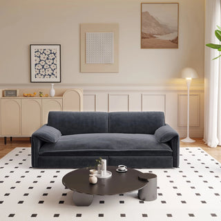 66" Queen Pull Out Sofa Bed, 3-in-1 Convertible Sleeper Sofa with Side Storage,Multi-Functional Velvet Loveseat Bed for Living Room,Bedroom,Apartment,Office.(Old Sku:W1885P154639/W1885P214785) Dweva