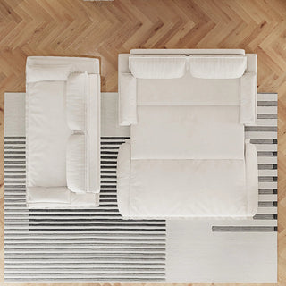 73.2"Queen Pull Out Sofa Bed,3-in-1 Convertible Sleeper Sofa,Multi-Functional Velvet Loveseat Bed,Beige(Old Sku:W1885S00049,New Sku:W1885S00188) Dweva