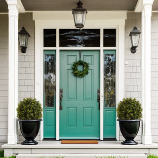 UV protection Ball Topiary Tree for indoor outdoor Hot sales Artificial plants Greenery decoration in pot 22in 2pcs/set Dweva