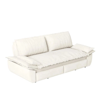 73.2"Queen Pull Out Sofa Bed,3-in-1 Convertible Sleeper Sofa,Multi-Functional Velvet Loveseat Bed,Beige(Old Sku:W1885P214787,New Sku:W1885S00119/W1885S00188)