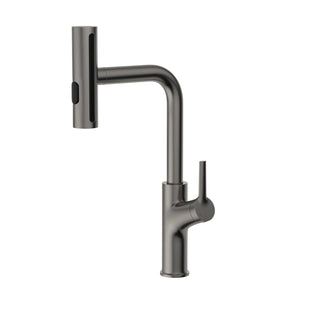360° Pull-Down Kitchen Faucet with 4 Spray Modes, Gunmetal Black Dweva