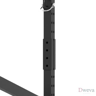 41"H Freestanding Kayak Storage Rack – Holds 3 Kayaks, Heavy-Duty Adjustable Stand with Lockable Wheels for Kayak, Canoe, SUP & Surfboard, 45.87"W*28.94"D*41"H Dweva