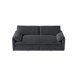 66" Queen Pull Out Sofa Bed, 3-in-1 Convertible Sleeper Sofa with Side Storage,Multi-Functional Velvet Loveseat Bed for Living Room,Bedroom,Apartment,Office.(Old Sku:W1885P154639/W1885P214785) Dweva