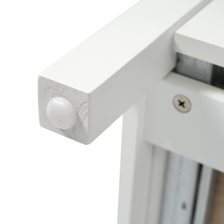 20.28'' White Modern Bathroom Vanity with Ceramic Sink, Solid Wood Frame, and Drawer – Ideal for Small Bathrooms. Dweva