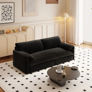 66" Queen Pull Out Sofa Bed, 3-in-1 Convertible Sleeper Sofa with Side Storage,Multi-Functional Velvet Loveseat Bed for Living Room,Bedroom,Apartment,Office.(Old Sku:W1885P154638/W1885P214784) Dweva
