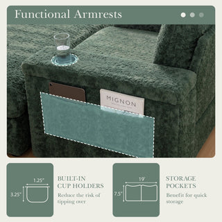 42" Oversized Single Sofa Dweva