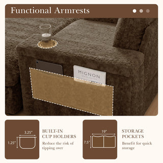 42" Oversized Single Sofa Dweva
