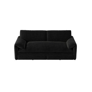 66" Queen Pull Out Sofa Bed, 3-in-1 Convertible Sleeper Sofa with Side Storage,Multi-Functional Velvet Loveseat Bed for Living Room,Bedroom,Apartment,Office.(Old Sku:W1885P154638/W1885P214784) Dweva