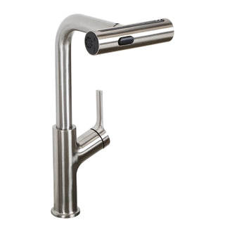 360° Pull-Down Kitchen Faucet with 4 Spray Modes, Brushed Nickel Dweva