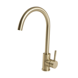 Kitchen Sink Faucet with Single Handles, Gold Dweva