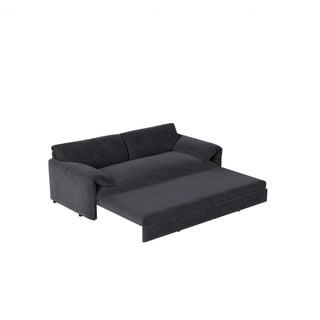 66" Queen Pull Out Sofa Bed, 3-in-1 Convertible Sleeper Sofa with Side Storage,Multi-Functional Velvet Loveseat Bed for Living Room,Bedroom,Apartment,Office.(Old Sku:W1885P154639/W1885P214785) Dweva