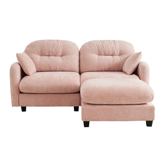 Mira Loveseat With Ottoman Dweva