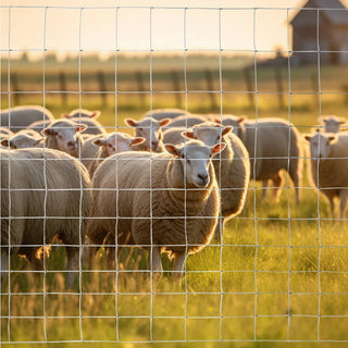 5x164 ft Advanced Weave Farm Enclosures Long-Lasting and Secure Galvanized Farm Fence Dweva