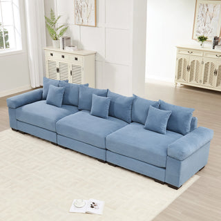 Velora Cloud Modular Sofa - Blue