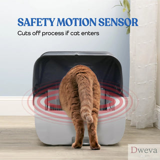 Smart Cat Litter Box Cat Litter Box Wide Opening Dweva