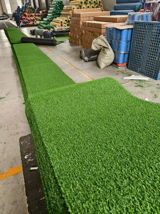 5ft x 10ft Turf Mat for Backyard, Ideal for Garden, Lawn Landscape, Patio, Garden & Balcony - Thick Fake Faux Grass with Rubber Backing & Drainage Holes(Grass height 0.78 inches/2cm) Dweva