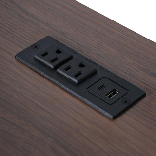 K&K 54.9" Kitchen Island with Drop Leaf, Power Outlet, Kitchen Storage Cart with 4 Door Shelves, Cross Barn Doors & Visual Glass Door, Rolling Kitchen Island on 4 Wheels for Kitchen, Dining Room,White Dweva