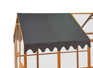 Outdoor Chicken Coop Enclosures 110" Large Kitten Playpen,Upgrade Waterproof Cover Dweva