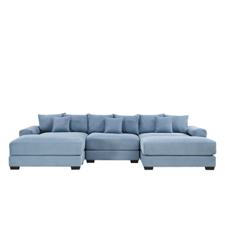 Velora Cloud Modular Sofa - Blue
