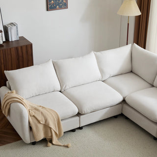 L Shaped Modular Free Combination Sectional Sofa Dweva