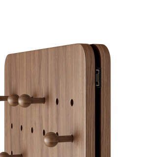 Wall Mounted Full Length Mirror, Full Body Mirror with Shelf, Full Body Mirror with Hook Wall Mounted Mirror with Multifunctional Design Panel, Bedroom/Living Room/Entrance Walnut (47.6*15.7in) Dweva