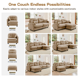 Loveseat Cloud Sectional Couches Dweva