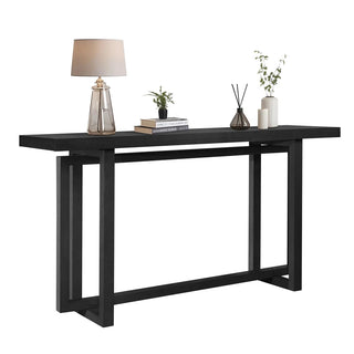 59" Narrow Console Table - MDF Entryway Sofa Table for Hallway, Living Room, Foyer with Space-Saving Design Dweva