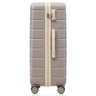 Premium ABS Travel Luggage Set , 3-Piece TSA Lock Suitcase Ensemble with 20, 24, and 28 Inch Sizes with 360° Spinner Wheels, rosybrown Dweva