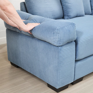 Velora Cloud Modular Sofa - Blue