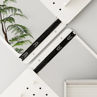 Wall Mounted Full Length Mirror, Full Body Mirror with Shelf, Full Body Mirror with Hook Wall Mounted Mirror with Multifunctional Design Panel, Bedroom/Living Room/Entrance White(47.6*15.7in) Dweva