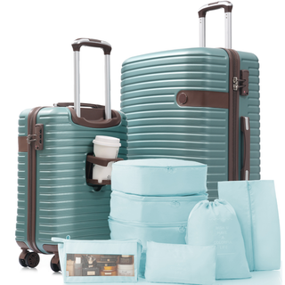 Hardshell Luggage Set with TSA Lock, 360° Spinner Wheels, Lightweight Durable Travel Suitcases for Women/Men Carry-On & Check-In Dweva